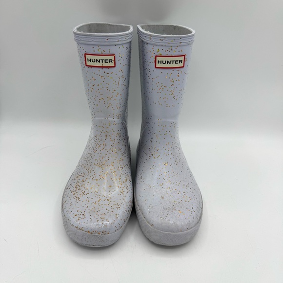 Hunter light lavender rain Boots with Gold Speckles - Picture 1 of 6